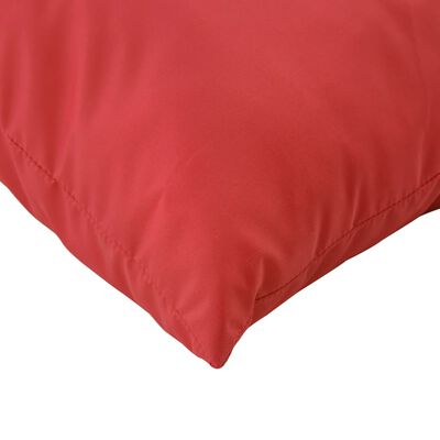 vidaXL Coussins de palette lot de 3 rouge tissu