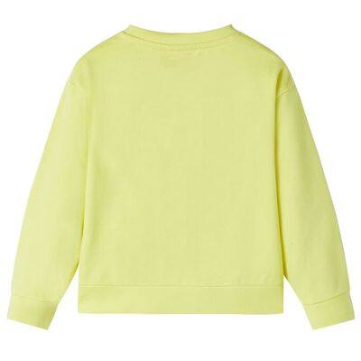 Sweatshirt pour enfants jaune 128