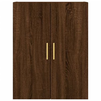 vidaXL Armoires murales 2 pcs chêne marron 69,5x34x90 cm