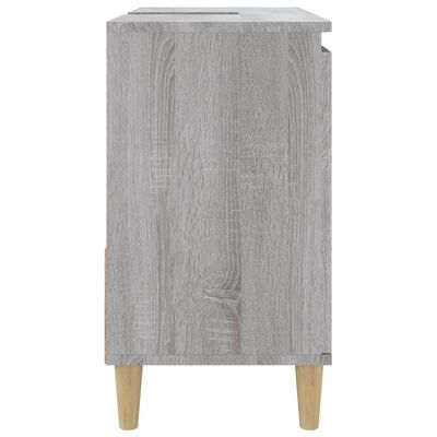 vidaXL Armoire de bain sonoma gris 65x33x60 cm bois d'ingénierie