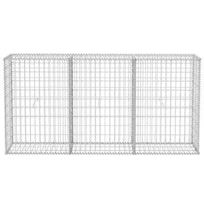 vidaXL Panier de gabion Acier galvanisé 200x30x100 cm