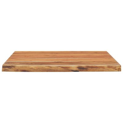 vidaXL Étagère murale 40x40x2,5cm carré massif acacia bordure assortie