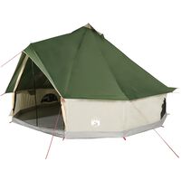 vidaXL Tente familiale tipi 10 personnes vert imperméable