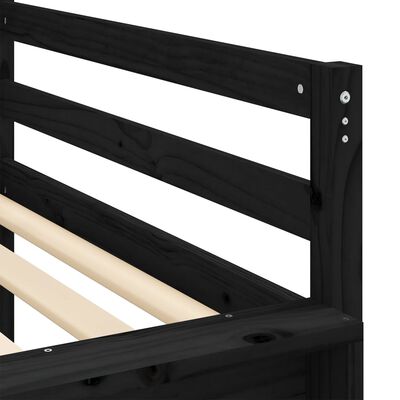 vidaXL Lit mezzanine enfants avec tour sans matelas 90x190 cm