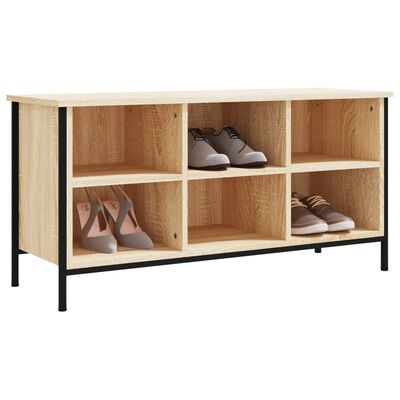 vidaXL Armoire à chaussures chêne sonoma 100x35x50cm bois d'ingénierie