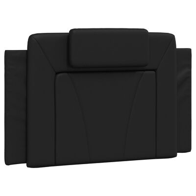 vidaXL Cadre de lit avec lumières LED noir 90x190 cm similicuir
