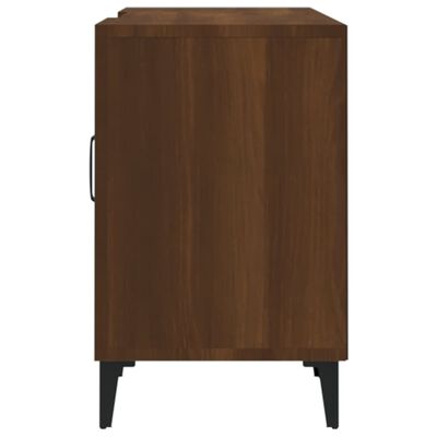 vidaXL Meuble TV chêne marron 150x30x50 cm bois d'ingénierie