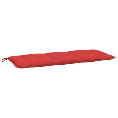 vidaXL Coussins de banc jardin lot de 2 rouge 120x50x7 cm tissu Oxford