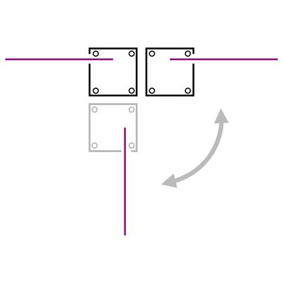 vidaXL Auvent latéral rétractable Crème 117x600 cm