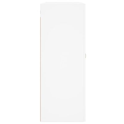 vidaXL Armoires murales 2 pcs blanc bois d'ingénierie