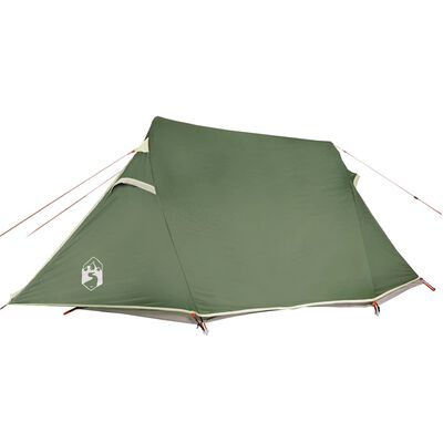 vidaXL Tente de camping tunnel 2 personnes vert imperméable