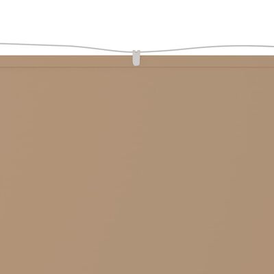 vidaXL Auvent vertical Taupe 250x360 cm Tissu oxford