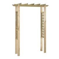 vidaXL Arche pour rosiers 150 x 60 x 204 cm Bois imprégné