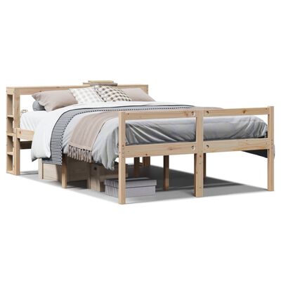 vidaXL Lit pour personne âgée avec tête de lit sans matelas 150x200 cm