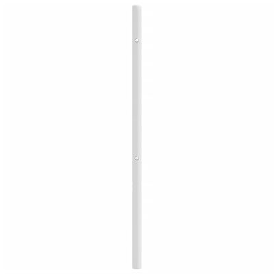 vidaXL Tête de lit métal blanc 100 cm