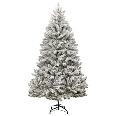 vidaXL Sapin de Noël artificiel articulé 300 LED et boules 180 cm