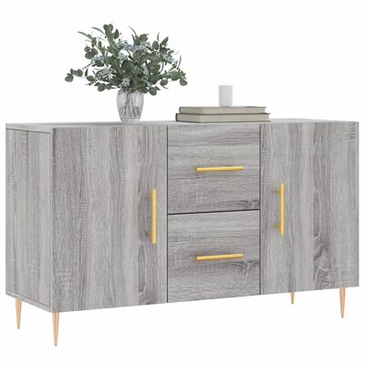 vidaXL Buffet sonoma gris 100x36x60 cm bois d'ingénierie