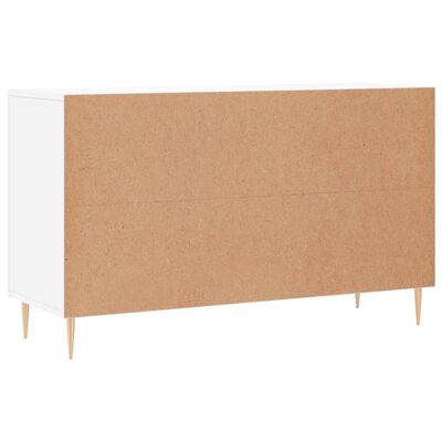 vidaXL Buffet blanc brillant 100x36x60 cm bois d'ingénierie