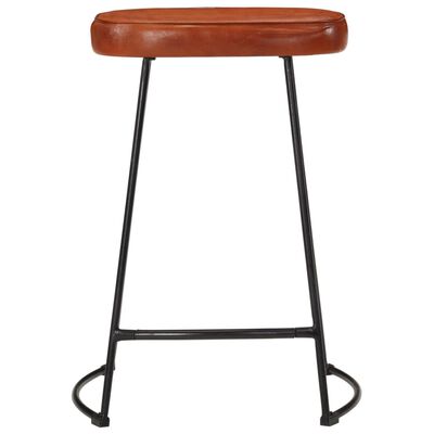 vidaXL Tabourets de bar lot de 2 marron foncé 41x29x62 cm