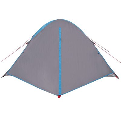 vidaXL Tente de camping à dôme 2 personnes bleu imperméable