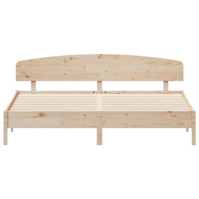 vidaXL Cadre de lit sans matelas 180x200 cm bois massif de pin