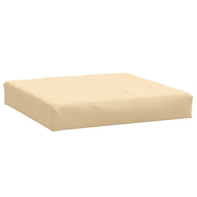 vidaXL Coussins de palette lot de 2 beige mélangé tissu