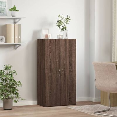 vidaXL Armoire de classement chêne marron 60x32x115 cm bois ingénierie