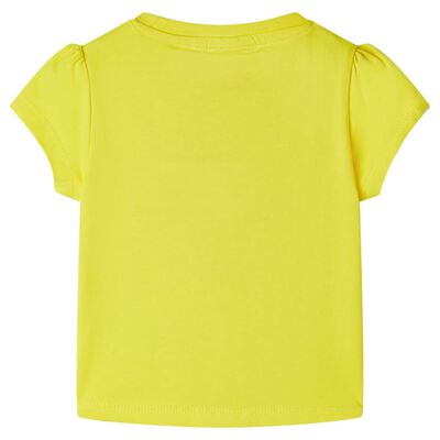 T-shirt pour enfants jaune 104