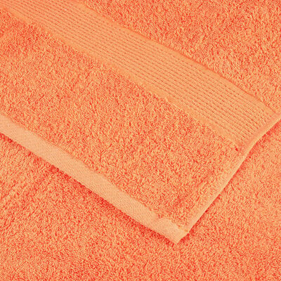 vidaXL Ensemble de serviettes de qualité supérieure SOLUND 6pcs orange