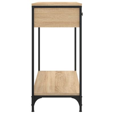 vidaXL Table console chêne sonoma 75x34,5x75 cm bois d'ingénierie