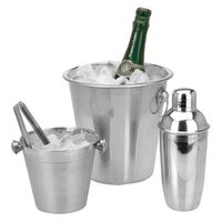 Excellent Houseware Ensemble de bar 4 pcs Acier inoxydable