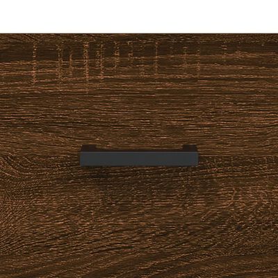 vidaXL Tables de chevet 2 pcs chêne marron 40x35x47,5 cm