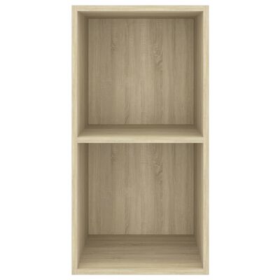 vidaXL Meuble TV mural Chêne sonoma 37x37x72 cm Bois d’ingénierie