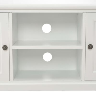 vidaXL Meuble TV Blanc 120x30x40 cm Bois