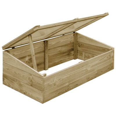 vidaXL Serres 2 pcs Bois de pin imprégné 100x50x35 cm