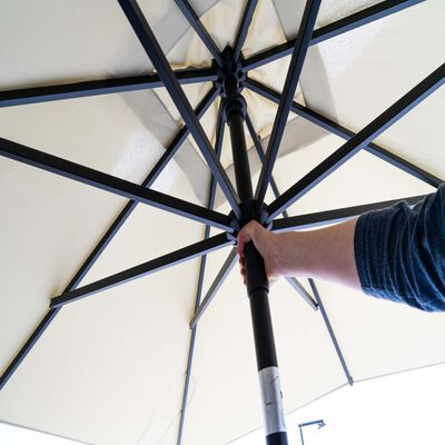 Madison Parasol de jardin Elba 300 cm gris