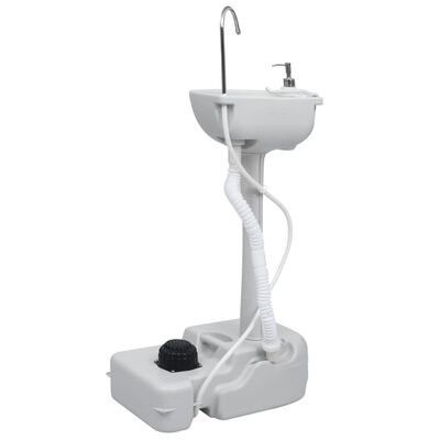 vidaXL Ensemble de toilette support de lavage des mains réservoir eau