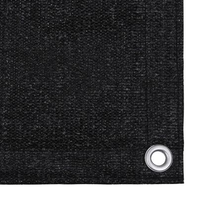 vidaXL Tapis de tente 200x300 cm Noir