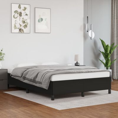 vidaXL Cadre de lit sans matelas noir 140x200 cm similicuir