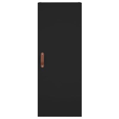 vidaXL Armoire murale noir 34,5x34x90 cm