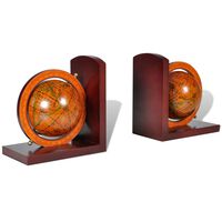 vidaXL Serre-livre Globe 2 pcs