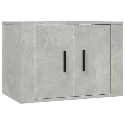 vidaXL Meubles TV muraux 2 pcs gris béton 57x34,5x40 cm