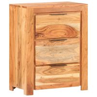 vidaXL Buffet 59x33x75 cm Bois d'acacia massif