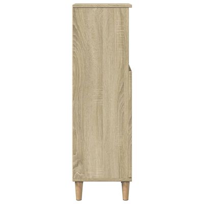 vidaXL Armoire salle de bain chêne sonoma 30x30x100 cm