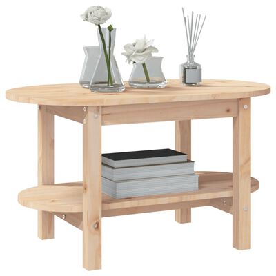 vidaXL Table basse 80x45x45 cm Bois massif de pin