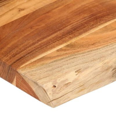 vidaXL Dessus de table 100x60x2,5cm rectangulaire bois massif d'acacia