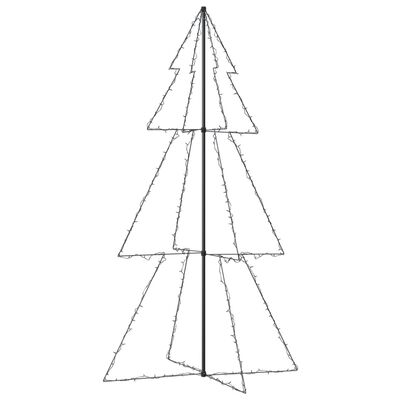 vidaXL Arbre de Noël cône 300 LED d'intérieur/d'extérieur 120x220 cm