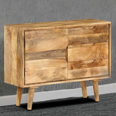 vidaXL Buffet Bois massif de manguier 90x30x69 cm