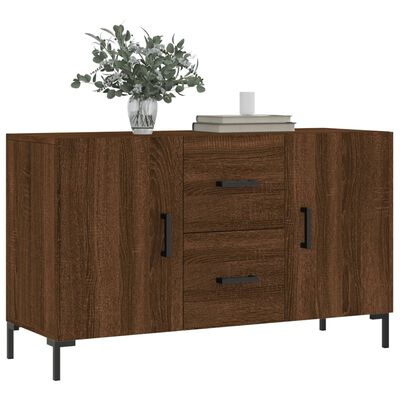 vidaXL Buffet chêne marron 100x36x60 cm bois d'ingénierie