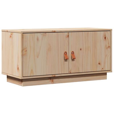 vidaXL Meuble TV 80x34x40 cm Bois de pin massif